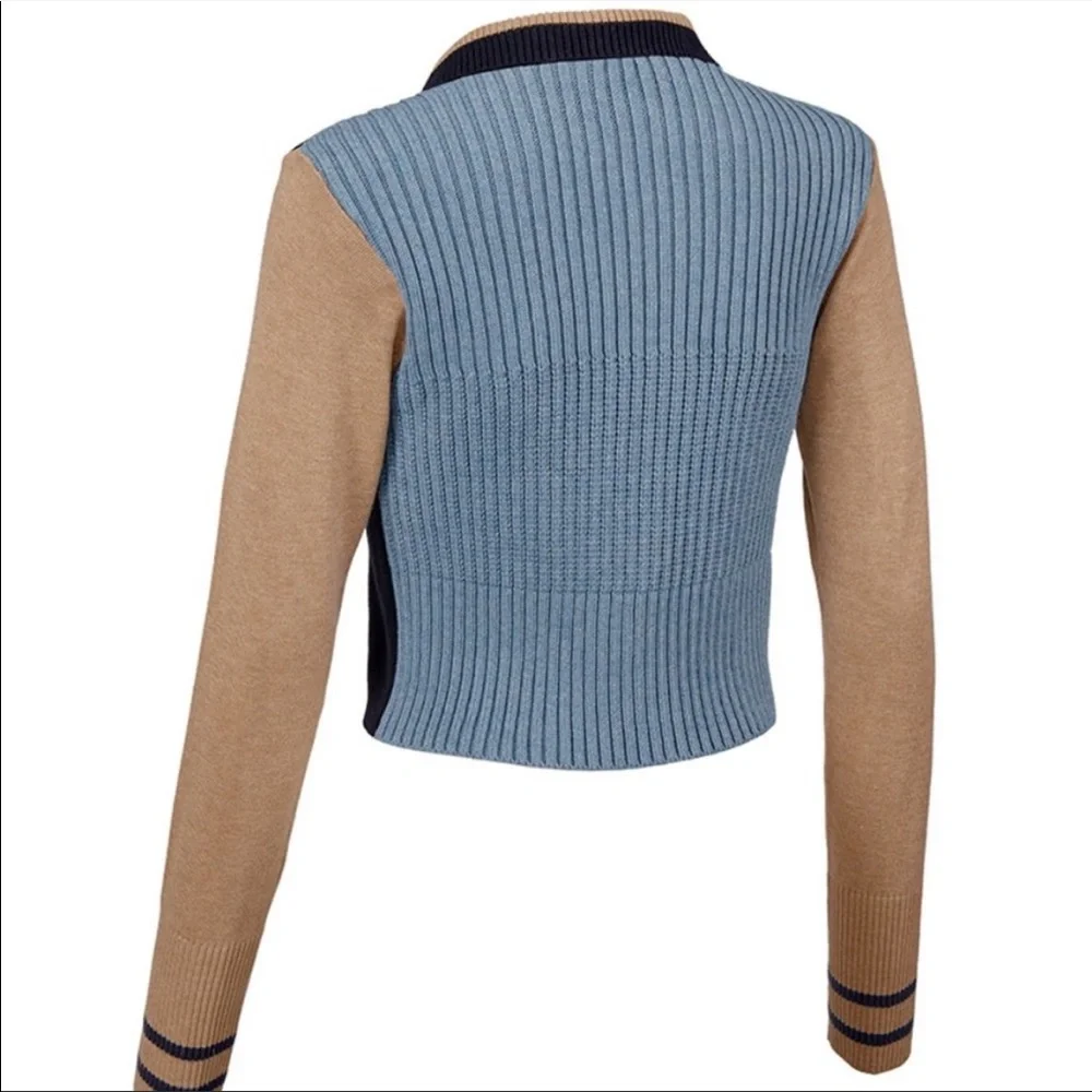 Cabi “School/Letterman” Cardigan. Multi Color, size small. - Picture 5 of 11